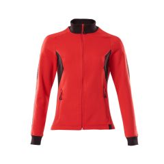 MASCOT 18494 Accelerate Sweatshirt With Zipper - Womens - Traffic Red/Black