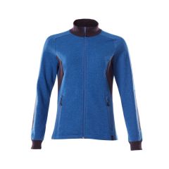 MASCOT 18494 Accelerate Sweatshirt With Zipper - Womens - Azure Blue/Dark Navy