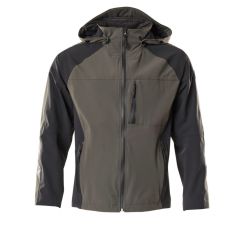 MASCOT 18601 Unique Outer Shell Jacket - Dark Anthracite/Black