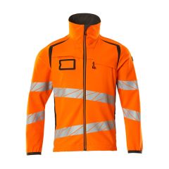 MASCOT 19002 Accelerate Safe Softshell Jacket - Mens - Hi-Vis Orange/Dark Anthracite