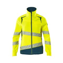 MASCOT 19008 Accelerate Safe Jacket - Womens - Hi-Vis Yellow/Dark Petroleum