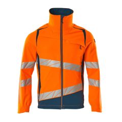 MASCOT 19009 Accelerate Safe Jacket - Mens - Hi-Vis Orange/Dark Petroleum