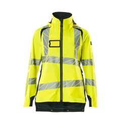 MASCOT 19011 Accelerate Safe Outer Shell Jacket - Womens - Hi-Vis Yellow/Dark Navy