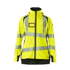 MASCOT 19011 Accelerate Safe Outer Shell Jacket - Womens - Hi-Vis Yellow/Black