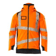 MASCOT 19035 Accelerate Safe Winter Jacket - Mens - Hi-Vis Orange/Dark Navy