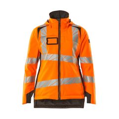 MASCOT 19045 Accelerate Safe Winter Jacket - Womens - Hi-Vis Orange/Dark Anthracite