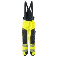 MASCOT 19090 Accelerate Safe Winter Trousers - Hi-Vis Yellow/Dark Navy