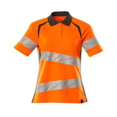 MASCOT 19093 Accelerate Safe Polo Shirt - Womens - Hi-Vis Orange/Dark Anthracite