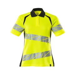 MASCOT 19093 Accelerate Safe Polo Shirt - Womens - Hi-Vis Yellow/Black
