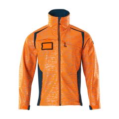 MASCOT 19202 Accelerate Safe Softshell Jacket - Mens - Hi-Vis Orange/Dark Petroleum