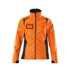 MASCOT 19212 Accelerate Safe Softshell Jacket - Womens - Hi-Vis Orange/Dark Navy