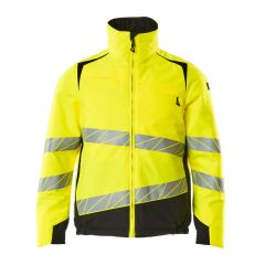 MASCOT 19435 Accelerate Safe Winter Jacket - Mens - Hi-Vis Yellow/Black