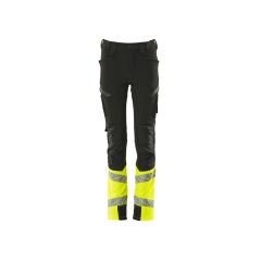 MASCOT 19979 Accelerate Safe Trousers For Children - Kids - Black/Hi-Vis Yellow