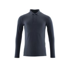 MASCOT 20483 Crossover Polo Shirt, Long-Sleeved - Mens - Dark Navy