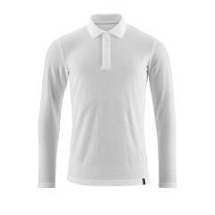 MASCOT 20483 Crossover Polo Shirt, Long-Sleeved - Mens - White