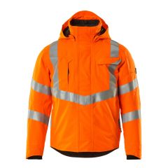 MASCOT 20535 Hastings Safe Supreme Winter Jacket - Hi-Vis Orange