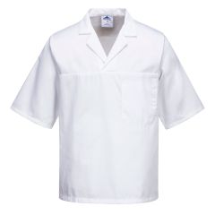 Portwest 2209 Bakers Shirt S/S - (White)