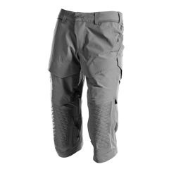 Mascot 22249 3/4 Length Trousers with Kneepad Pockets - Mens - Stone Grey