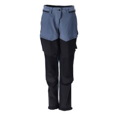 Mascot 22278 Trousers with Kneepad Pockets - Women's - Stone Blue/Dark Navy