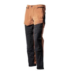 MASCOT 22279 Customized Trousers With Kneepad Pockets - Mens - Nut Brown/Black