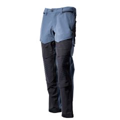 MASCOT 22279 Customized Trousers With Kneepad Pockets - Mens - Stone Blue/Dark Navy