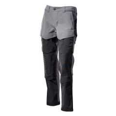 MASCOT 22279 Customized Trousers With Kneepad Pockets - Mens - Stone Grey/Black