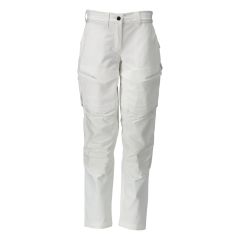 Mascot 22378 Trousers with Kneepad Pockets - Women's - White