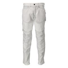 Mascot 22479 Trousers with Kneepad Pockets - Mens - White