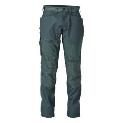 Mascot 22479 Trousers with Kneepad Pockets - Mens - Forest Green