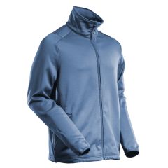 MASCOT 22585 Customized Fleece Jumper With Zipper - Mens - Stone Blue