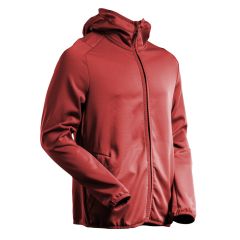 MASCOT 22586 Customized Fleece Jumper With Hood - Mens - Autumn Red