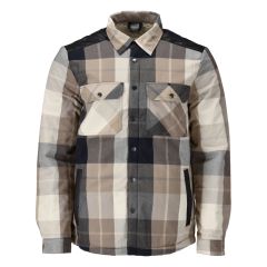 Mascot 23104 Flannel Shirt with Pile Lining - Mens - Dark Sand Checked