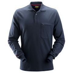 Snickers 2660 ProtecWork Long Sleeve Polo Shirt | Flame Retardant (Navy)