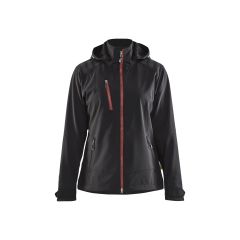 Blaklader 4719 Women's Softshell Jacket - Black/Red