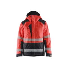 Blaklader 4455 Winter Jacket Hi-Vis - Red Hi-Vis/Black