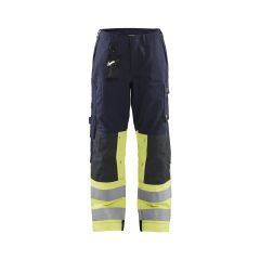Blaklader 7181 Women's Trousers Multinorm - Navy Blue/Hi-Vis Yellow
