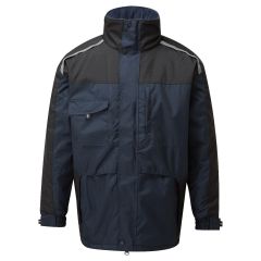 Tuffstuff 299 Cleveland Jacket - Fleece Lined, Windproof - Navy Blue