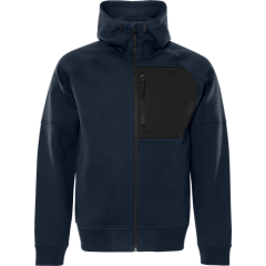 Fristads Hooded Sweatshirt Jacket - 7831 GKI (Dark Navy)