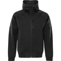 Fristads Hooded Sweatshirt Jacket - 7831 GKI (Black)