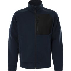 Fristads Sweatshirt Jacket  - 7830 GKI (Dark Navy)