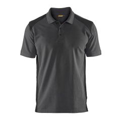 Blaklader 3324 Polo Shirt - Mid Grey/Black