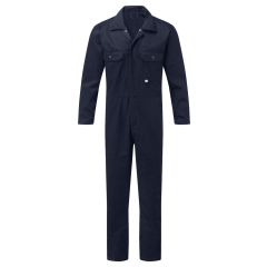 Fort Workwear Stud Front Coverall - Polycotton 240gsm - Navy Blue