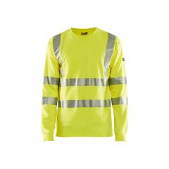 Blaklader 3481 Multinorm T-Shirt Long Sleeves - Hi Viz, Flame Retardant (Yellow)