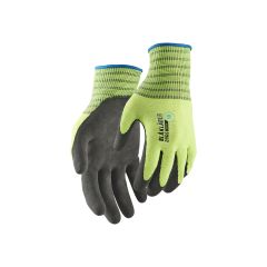Blaklader 2965 Work Gloves, Latex Coated - Hi-Vis Yellow (6 Pairs)