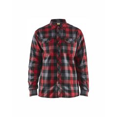 Blaklader 3299 Flannel Shirt - Red/Black