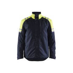 Blaklader 4515 Winter Jacket Inherent Steel - Navy Blue/Hi-Vis Yellow