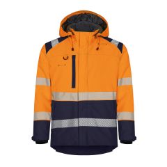 Tranemo 4301 VISION Hi-Vis Winter Jacket - Orange/Navy