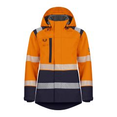 Tranemo 4303 VISION Hi-Vis Ladies Winter Jacket - Orange/Navy