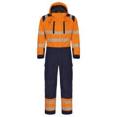 Tranemo 4315 VISION Hi-Vis Winter Boilersuit - Orange/Navy