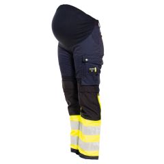 Tranemo 4326 VISION Hi-Vis Maternity Stretch Trousers - Yellow/Navy